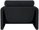 Sloan Velvet Accent Chair - Elegant Contemporary Design with Soft Cushions for Ultimate Comfort