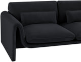 Sloan Velvet Loveseat - Elegant Contemporary Design with Plush Comfort for Your Living Room Retreat