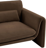Sloan Velvet Accent Chair - Elegant Contemporary Design with Soft Cushions for Ultimate Comfort