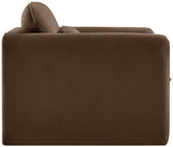 Sloan Velvet Accent Chair - Elegant Contemporary Design with Soft Cushions for Ultimate Comfort