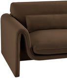 Sloan Velvet Accent Chair - Elegant Contemporary Design with Soft Cushions for Ultimate Comfort