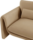 Sloan Velvet Accent Chair - Elegant Contemporary Design with Soft Cushions for Ultimate Comfort