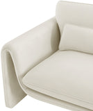 Sloan Velvet Accent Chair - Elegant Contemporary Design with Soft Cushions for Ultimate Comfort