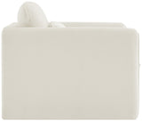 Sloan Velvet Accent Chair - Elegant Contemporary Design with Soft Cushions for Ultimate Comfort