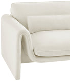 Sloan Velvet Accent Chair - Elegant Contemporary Design with Soft Cushions for Ultimate Comfort