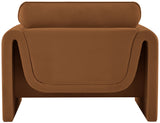 Sloan Velvet Accent Chair - Elegant Contemporary Design with Soft Cushions for Ultimate Comfort