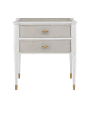 Aster White Nightstand