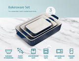 Kook Ceramic Baking Dishes Set of 3