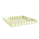 Soho Green Stripe Tray