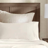 Premium Egyptian Cotton Sateen Sheet Set, Off-White