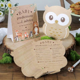 Woodland Baby Shower Advice Card Set