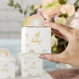 Boho Rainbow Baby Favor Boxes Set of 24