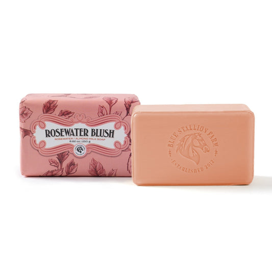 Rosewater Blush Almond Milk Honey Bar Soap 250g