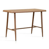 PURPLE LEAF Outdoor Bar Table Patio Dining Table Coffee Kitchen Breakfast Bistro Pub Bar Table for Patio Poolside