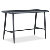 PURPLE LEAF Outdoor Bar Table Patio Dining Table Coffee Kitchen Breakfast Bistro Pub Bar Table for Patio Poolside