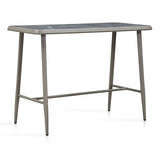 PURPLE LEAF Outdoor Bar Table Patio Dining Table Coffee Kitchen Breakfast Bistro Pub Bar Table for Patio Poolside