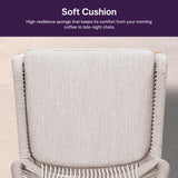 PURPLE LEAF Outdoor Bar Stools Wicker Rattan Bar Stools with Back Aluminum Outside Garden Patio Bar Chairs