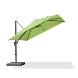 PURPLE LEAF Patio Cantilever Umbrella with Aluminum Offset Hanging for Pool Garden Deck