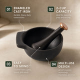 Mortar & Pestle Set - 2-Cup