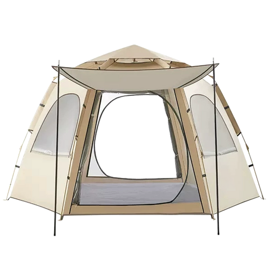 Waterdrop 3-4 Person Tents for Camping, Family Camping Tent Cabin, with Waterproof sunshade sail, Waterproof removable canopy, Ground cloths