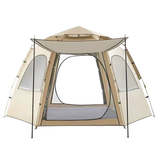 Waterdrop 3-4 Person Tents for Camping, Family Camping Tent Cabin, with Waterproof sunshade sail, Waterproof removable canopy, Ground cloths