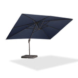 PURPLE LEAF Patio Cantilever Umbrella with Aluminum Offset Hanging for Pool Garden Deck
