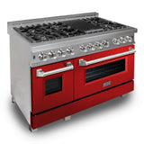 ZLINE 48" Bundle Range RAS-RG-48 & Range Hood 8654RG-48, 2KP-RASRGRH48