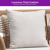 PURPLE LEAF Rivra 4-Piece Patio Conversation Set with Wicker Chairs and Thick Sofa Cushions for Garden