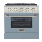 Kucht 30” Pro-Style Kitchen Dual Fuel Range - KDF302/LP-LB