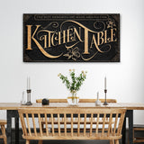 Kitchen Table Sign