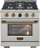 Kucht KX Series 30" Freestanding Dual Fuel Range Liquid Propane KXP30-GL/LP