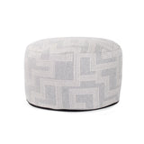Short Indoor/Outdoor Pouf Syros Fog