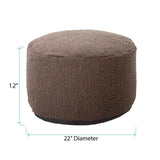 Foot Pouf Barbet Chocolate