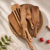 Acacia Wood Spatula Set for Natural Cooking