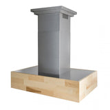 ZLINE 30" Remote Blower Wooden Island Range Hood, 681iM-RD-30