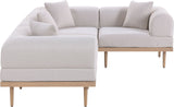 Laguna - 4 Piece 106.5" Upholstered Outdoor Patio Modular Sectional