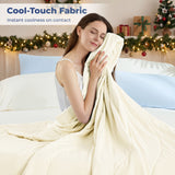 Modern Wave Quilting Reversible All Season Comforter, Ivory