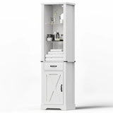 Wholesale 75'' Tall Storage Cabinet with LED Light