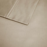 4pcs 600TC Cooling Cotton Blend Sheet Set, Khaki
