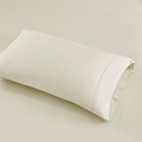 1000TC 4 Piece Deep Pocket Cotton Blend Sheet Set, Ivory