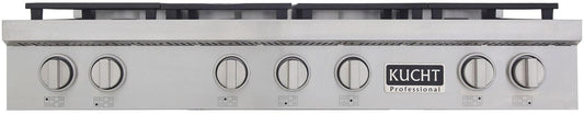 Kucht 48" Inch Gas Sealed Burner Rangetop, KFX489T-S