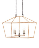 Denison Rectangular Natural Lantern