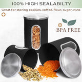 Moss & Stone 3-Piece Airtight Kitchen Canister Set
