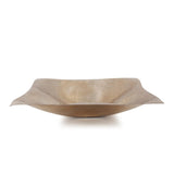 Etched Crossways Wavy Edged Bowl- Large