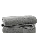 800gsm Oversized 2-Piece Bath Towel/Bath Sheet Set, D Grey