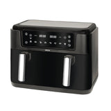 Q-Max 10L Double Basket Digital Air Fryer 2400W