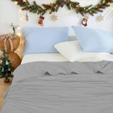 Modern Wave Quilting Reversible All Season Comforter, Gray