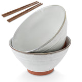 Kook Terracotta Ramen Bowls 36 oz, Set of 2