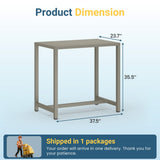 Outdoor Aluminum Patio Bar Table – Prep & Serving Station