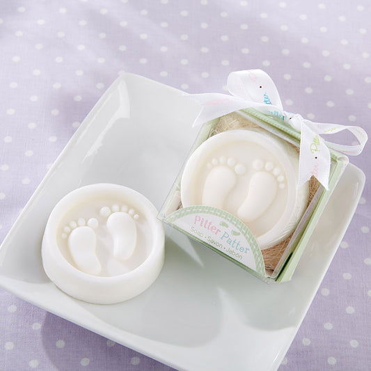 Pitter Patter Baby Shower Soap Favor Gift